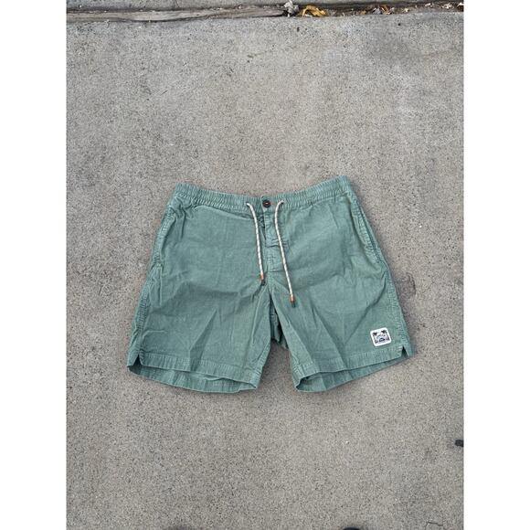 Howler Bros Corduroy Shorts Size 36 Green - Picture 2 of 10